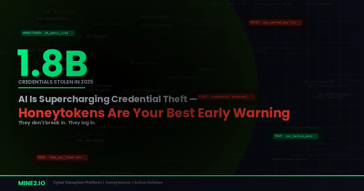 AI Is Supercharging Credential Theft — Here's Why Honeytokens Are Your Best Early Warning